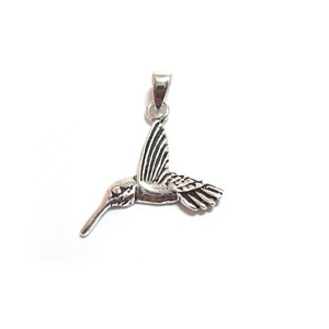 Sterling Silver Hummingbird Pendant